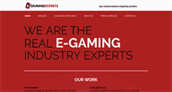 Desktop Screenshot of e-gamingexperts.com