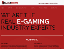 Tablet Screenshot of e-gamingexperts.com